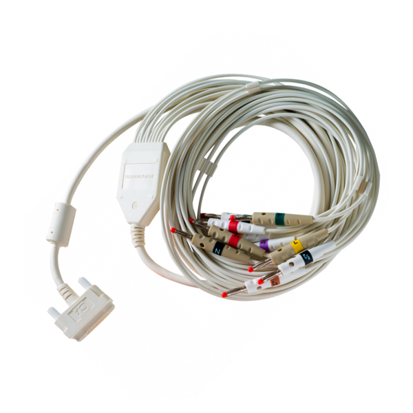 Câble patient à fiches banane pour ECG Cardioline