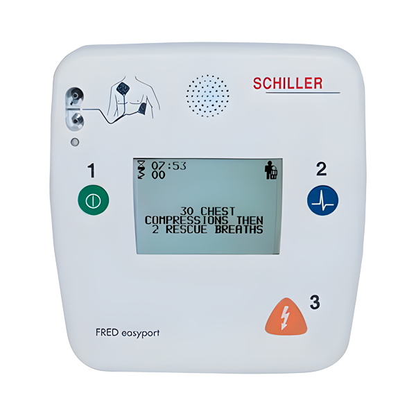 Défibrillateur semi-automatique Schiller FRED Easyport