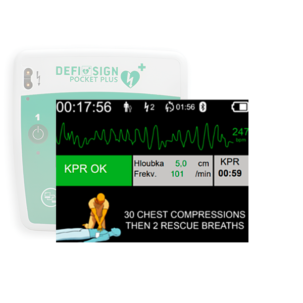 Option affichage ECG pour Schiller DefiSign Pocket Plus