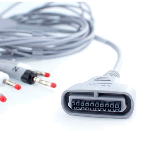 edan câble ecg à fiches banane