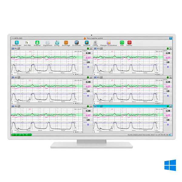 Logiciel Edan MFM-CNS pour cardiotocographes Edan