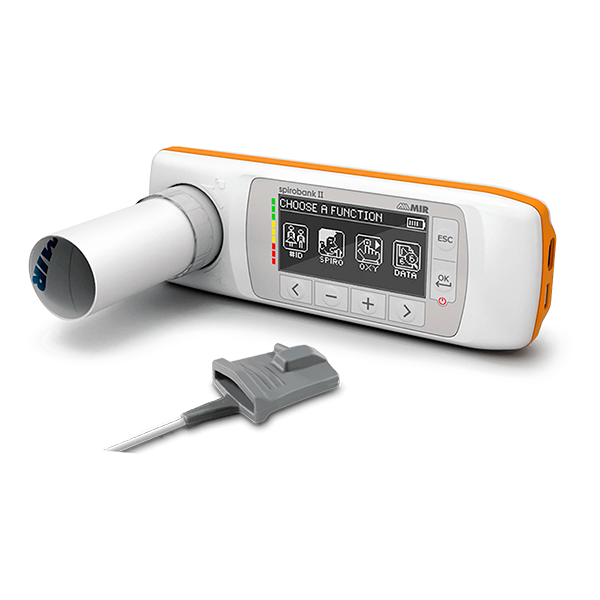 Spiromètre MIR Spirobank II Advanced + Oxymétrie