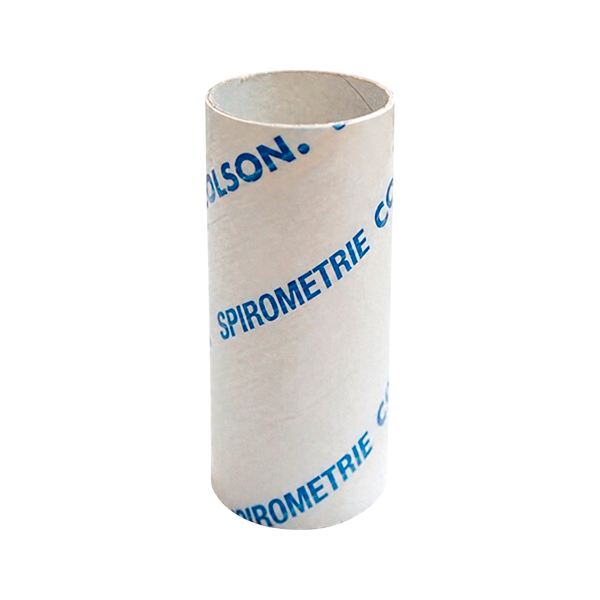 Embouts jetables en carton Colson 30mm pour spiromètres et débitmètres (85 pièces)