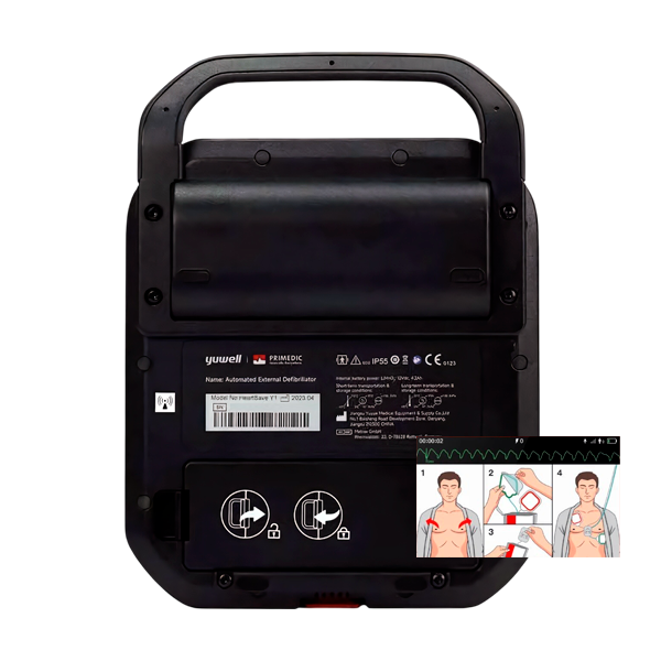 primedic heartsave y avec ecran lcd / primedic heartsave ya avec ecran lcd