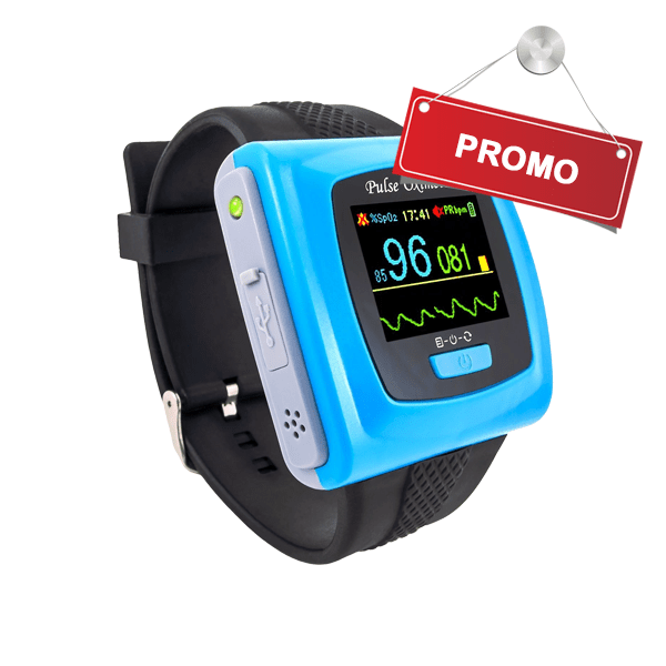 Contec CMS50F – Oxymètre de poignet numérique avec enregistrement longue durée