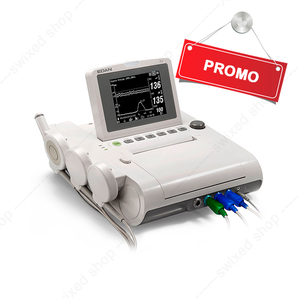 Edan F2 – Moniteur double voie portable avec VCT et capteurs IPX8