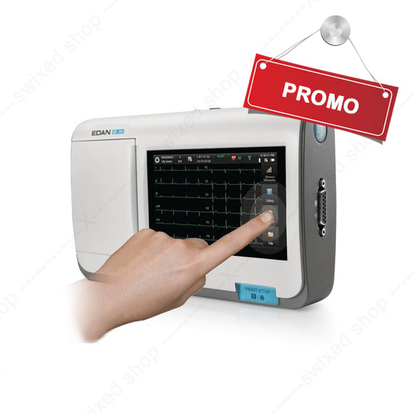 Edan SE-301 – Électrocardiographe numérique compact à 3 canaux avec écran tactile