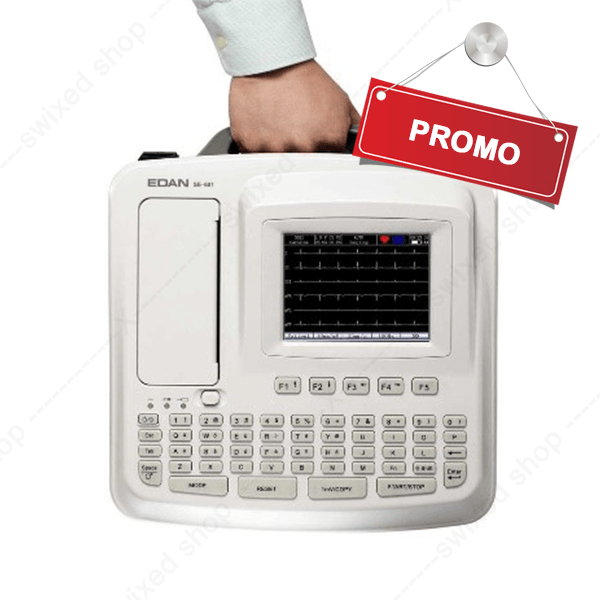 Edan SE-601A – Électrocardiographe numérique 6 canaux avec impression thermique