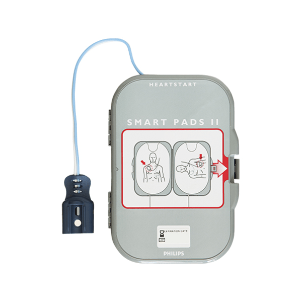 Philips HeartStart FRx – Électrodes Smart Pads II, version adultes, en cassette rigide