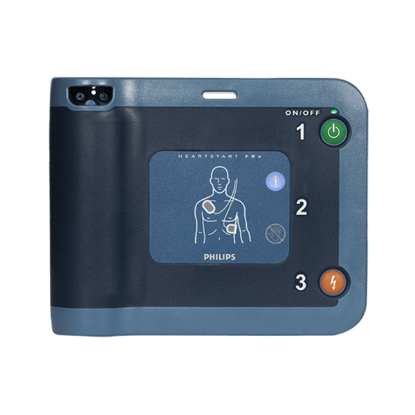 Philips HeartStart FRx – Défibrillateur semi-automatique avec clé pour réglages pédiatriques