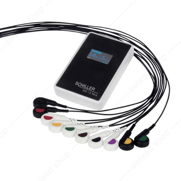 ECG de repos numérique Schiller CS104 MS12 Blue