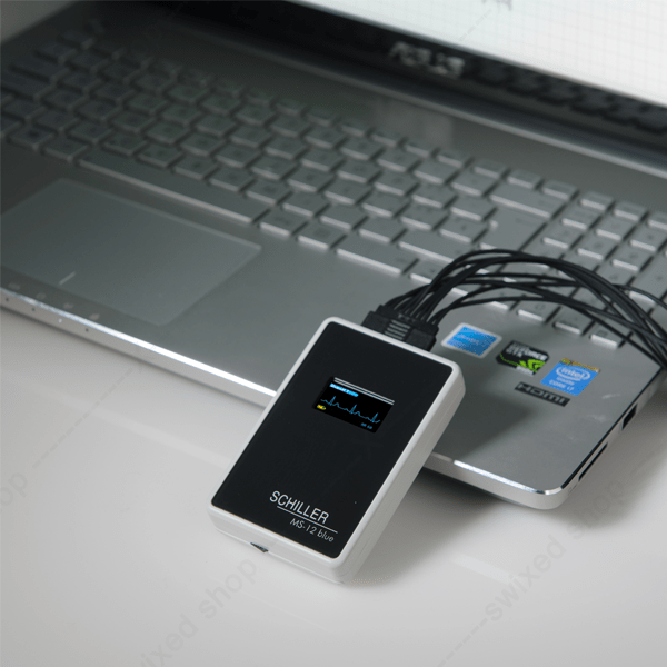 ECG de repos numérique Schiller CS104 MS12 Blue