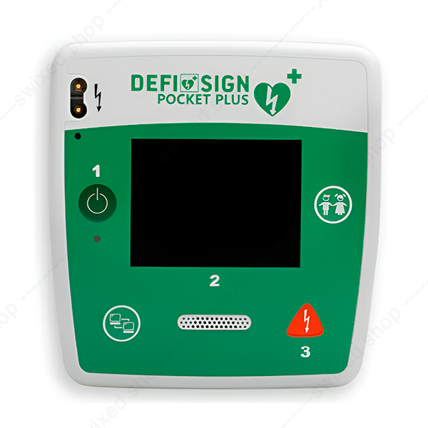 Schiller DefiSign Pocket Plus – Défibrillateur externe compact avec écran LCD couleur