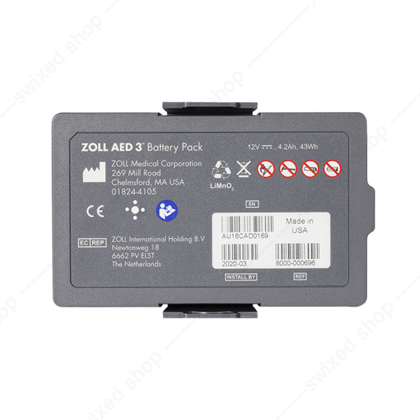 Zoll AED 3 – Batterie lithium de remplacement
